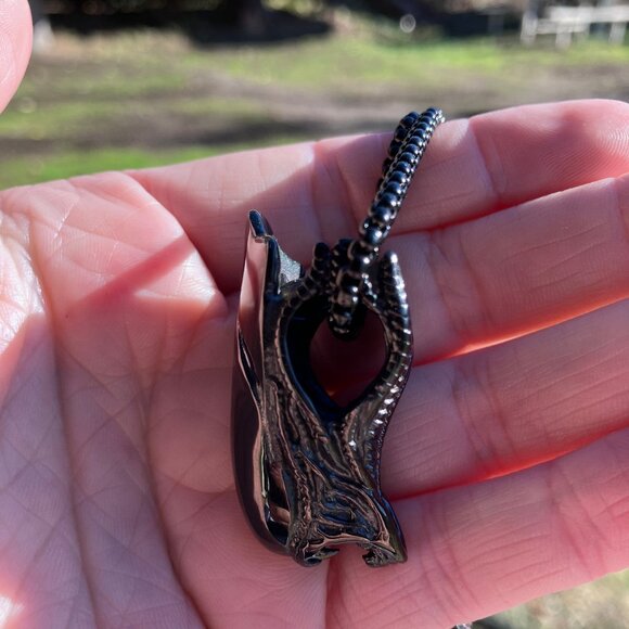 Unisex Black Stainless Steel Xenomorph Alien Jewelry Pendant - Picture 5 of 7